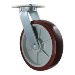 12" Polyurethane Kingpinless Swivel Caster