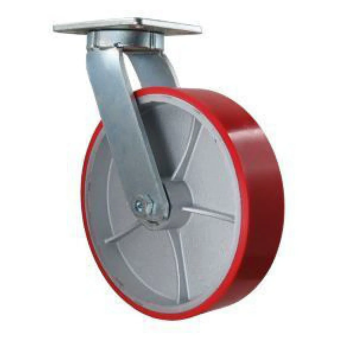12" Polyurethane Kingpinless Swivel Caster