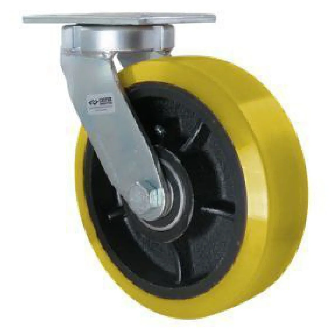 10" Polyurethane Kingpinless Swivel Caster