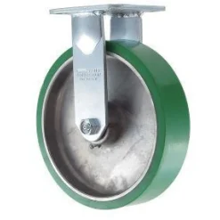 8" Polyurethane on Aluminum Rigid Caster