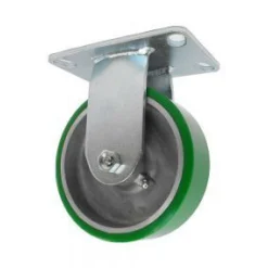 6" Polyurethane on Aluminum Rigid Caster
