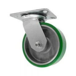6" Polyurethane on Aluminum Swivel Caster