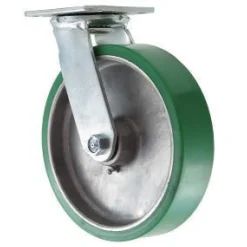 8" Polyurethane on Aluminum Swivel Caster