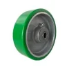 5" Polyurethane on Aluminum Wheel