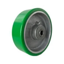 5" Polyurethane on Aluminum Wheel