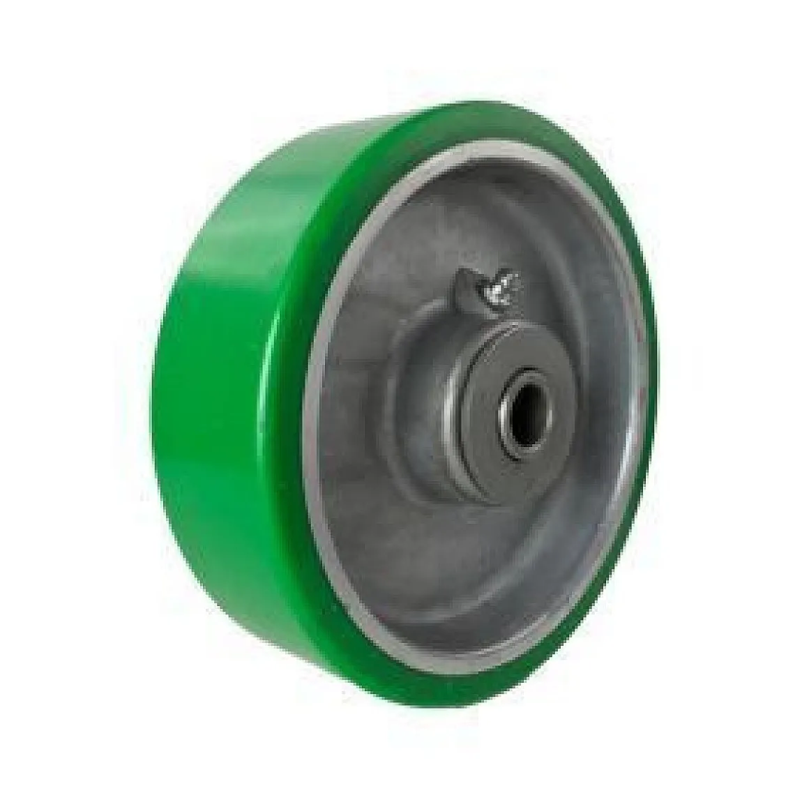 5" Polyurethane on Aluminum Wheel