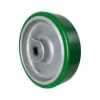 6" Polyurethane on Aluminum Wheel