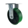 6" Polyurethane on Glass-Filled Nylon Rigid Caster