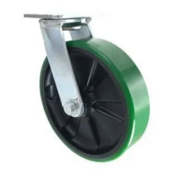 8" Polyurethane on Glass-Filled Nylon Swivel Caster