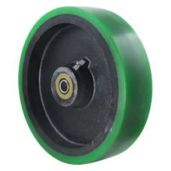 12" Polyurethane on Iron Wheel