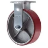 8" Polyurethane on Steel Rigid Caster