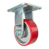 4" Polyurethane on Steel Rigid Caster