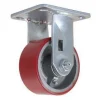 4" Polyurethane on Steel Rigid Caster