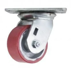 4" Polyurethane on Steel Swivel Caster