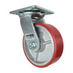 5" Polyurethane on Steel Swivel Caster