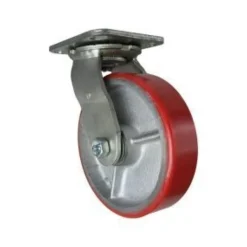6" Polyurethane on Steel Swivel Caster