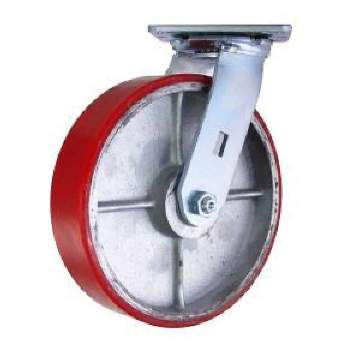8" Polyurethane on Steel Swivel Caster