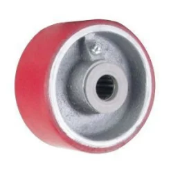 4" Polyurethane on Steel Wheel