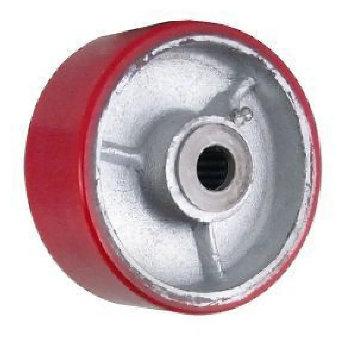 5" Polyurethane on Steel Wheel