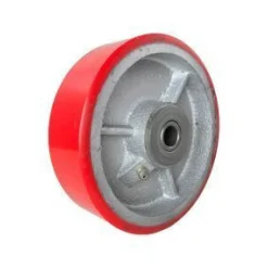 5" Polyurethane on Steel Wheel