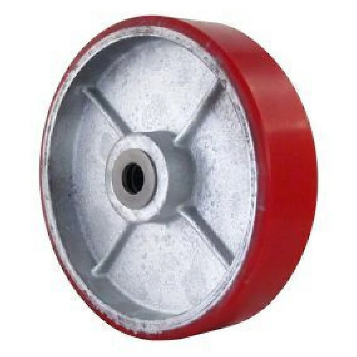 8" Polyurethane on Steel Wheel