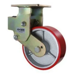 6" Polyurethane Spring-Loaded Rigid Caster