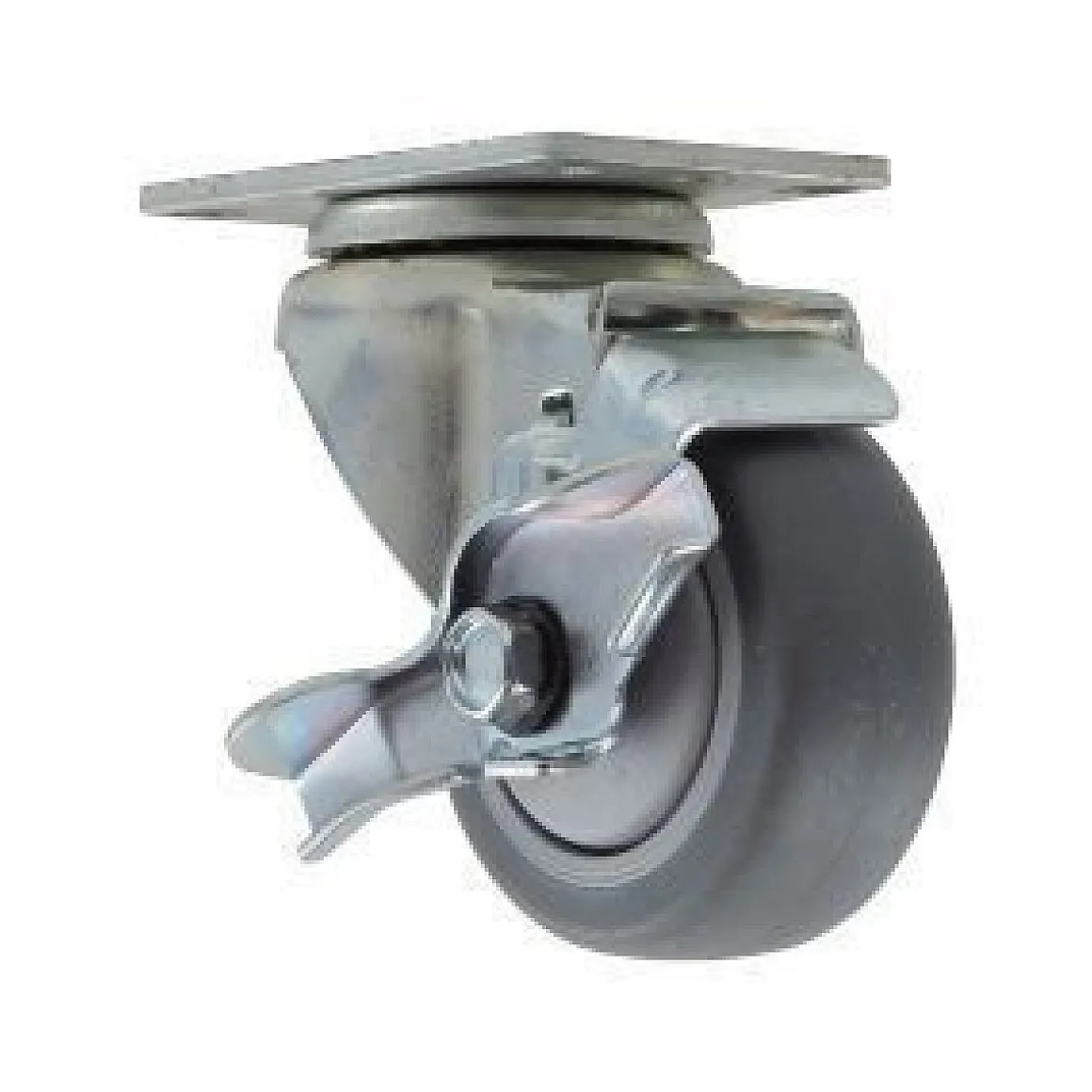 3" Polyurethane Swivel Caster w/ Brake
