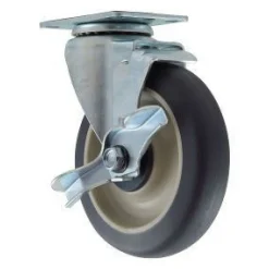 5" Polyurethane Swivel Caster w/ Brake