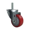 3" Red Polyurethane Swivel Caster