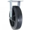 8" Rubber on Nylon Rigid Caster
