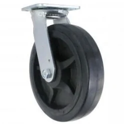 8" Rubber on Nylon Swivel Caster
