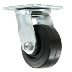 4" Rubber on Steel Swivel Caster