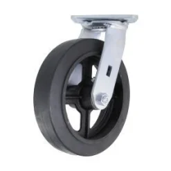 8" Rubber on Steel Swivel Caster