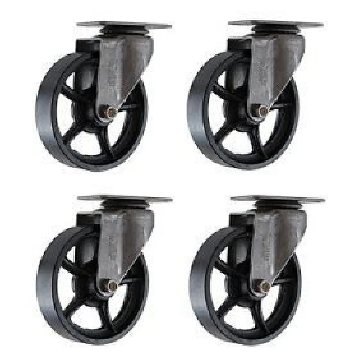 Set of Four - 4" CC Vintage Swivel Casters