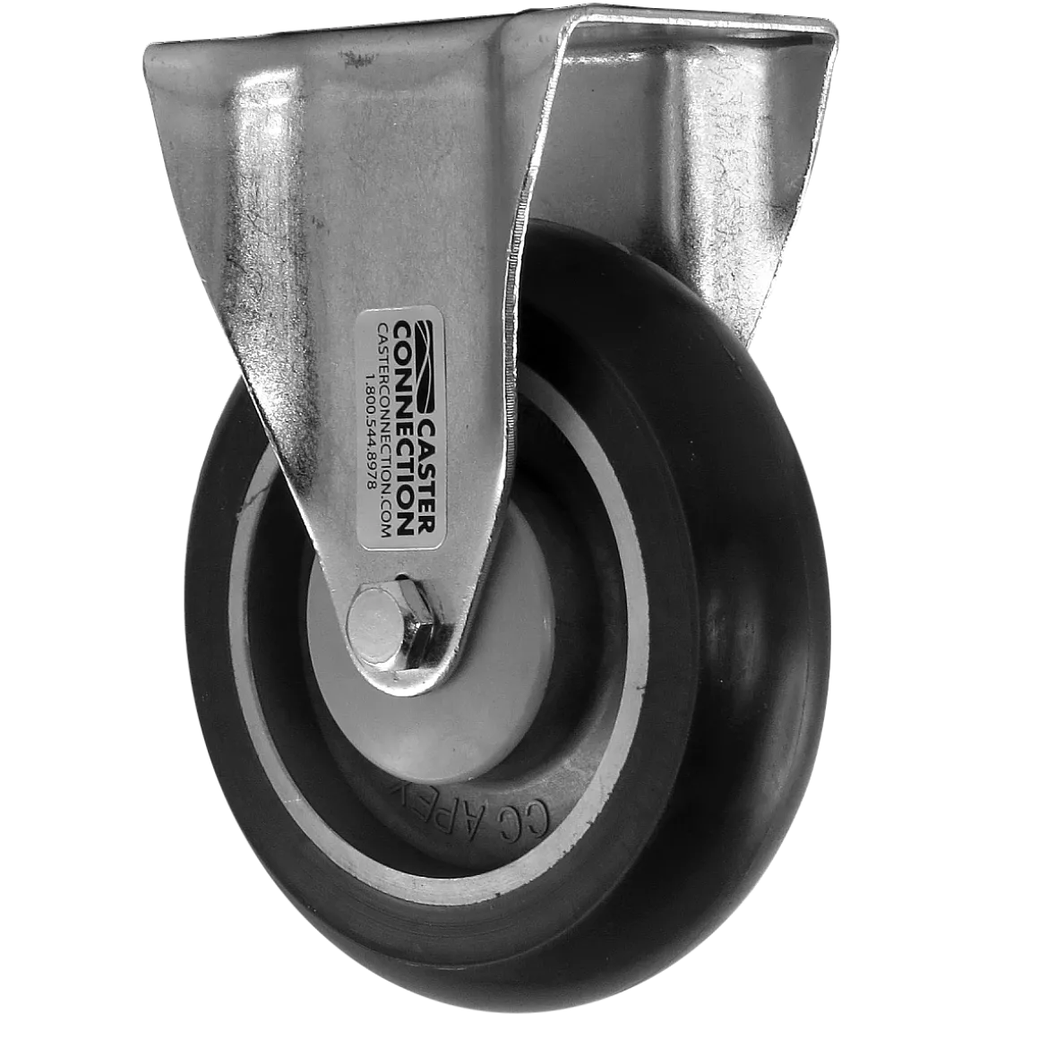 5" Stainless Steel CC Apex Rigid Caster