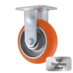 6" Stainless Steel CC Apex Rigid Caster