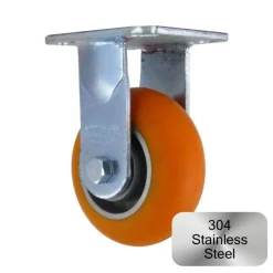 5" Stainless Steel CC Apex Rigid Caster