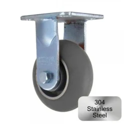 5" Stainless Steel CC Apex Rigid Caster