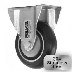 4" Stainless Steel CC Apex Rigid Caster