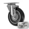 5" Stainless Steel CC Apex Swivel Caster