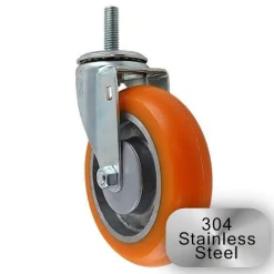 5" Stainless Steel CC Apex Swivel Caster