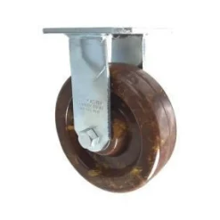 6" Stainless Steel High-Temp Epoxy Rigid Caster