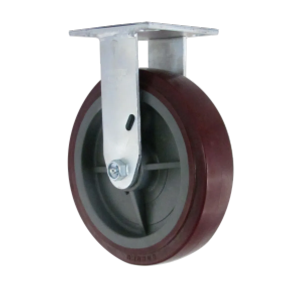 8" Stainless Steel Polyurethane Rigid Caster