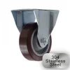 3-1/2" Stainless Steel Polyurethane Rigid Caster