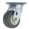 4" Stainless Steel Thermoplastic Rubber Swivel Caster