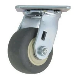 4" Stainless Steel Thermoplastic Rubber Swivel Caster