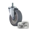 5" Stainless Steel Thermoplastic Rubber Swivel Caster