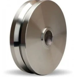 8" Stainless Steel V-Groove Wheel