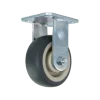 5" Thermoplastic Rubber Rigid Caster