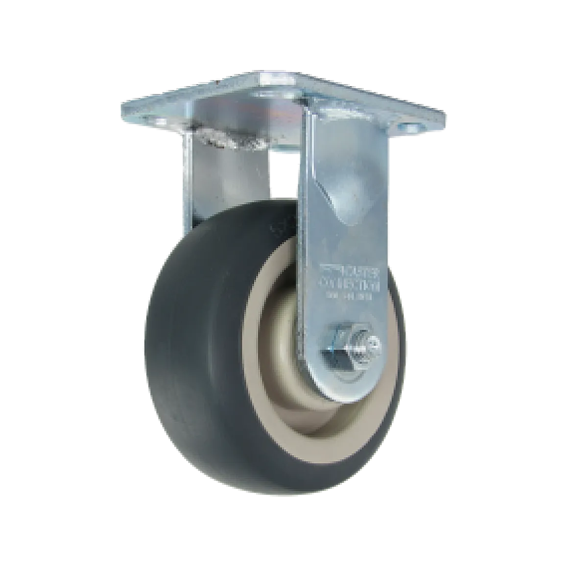 5" Thermoplastic Rubber Rigid Caster